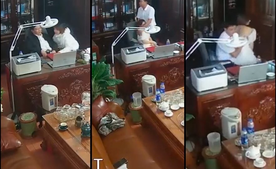 Clip Hot Thầy Hiệu Trưởng Và Phụ Huynh Đang Hot