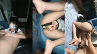 Bịt mắt doggy em ghệ tóc 2 bím P1